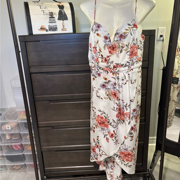 Lulus floral print midi dress - Picture 5 of 9